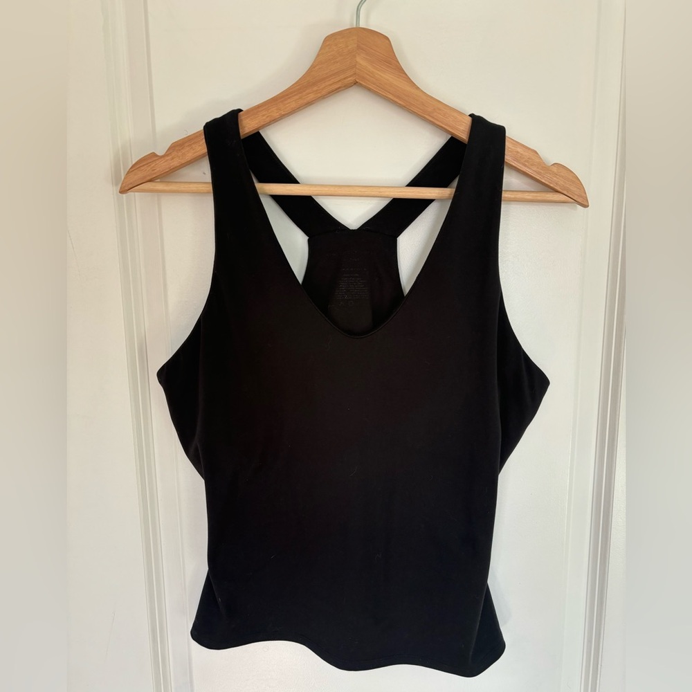 🎉 3/$15 Sincerely Jules Active Black Racerback Tank L